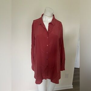 EILEEN FISHER SILk BLOUSE SIZE S/P